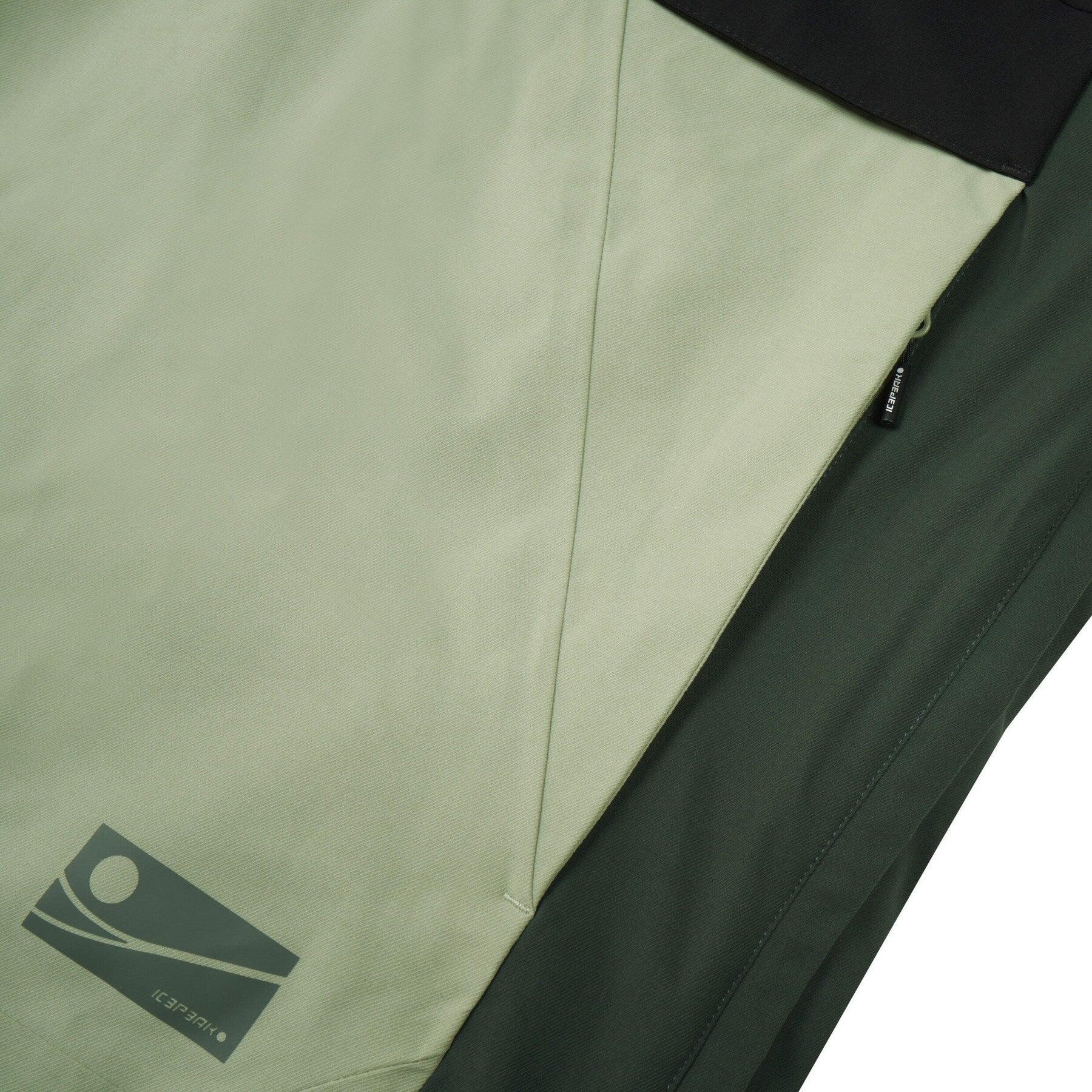 Anorak Icepeak Charlton hommes vert, veste randonnée 5/7