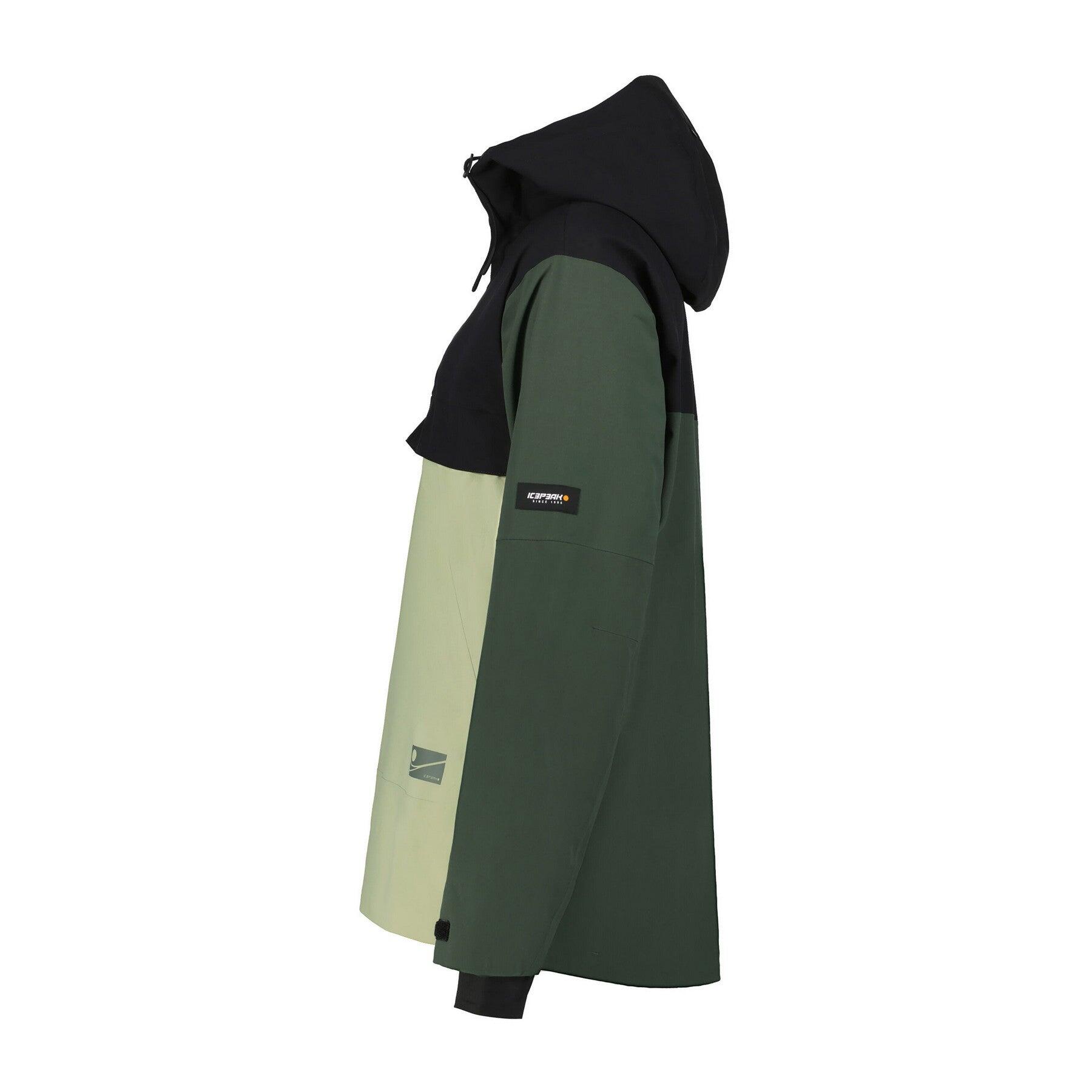 Anorak Icepeak Charlton hommes vert, veste randonnée 2/7