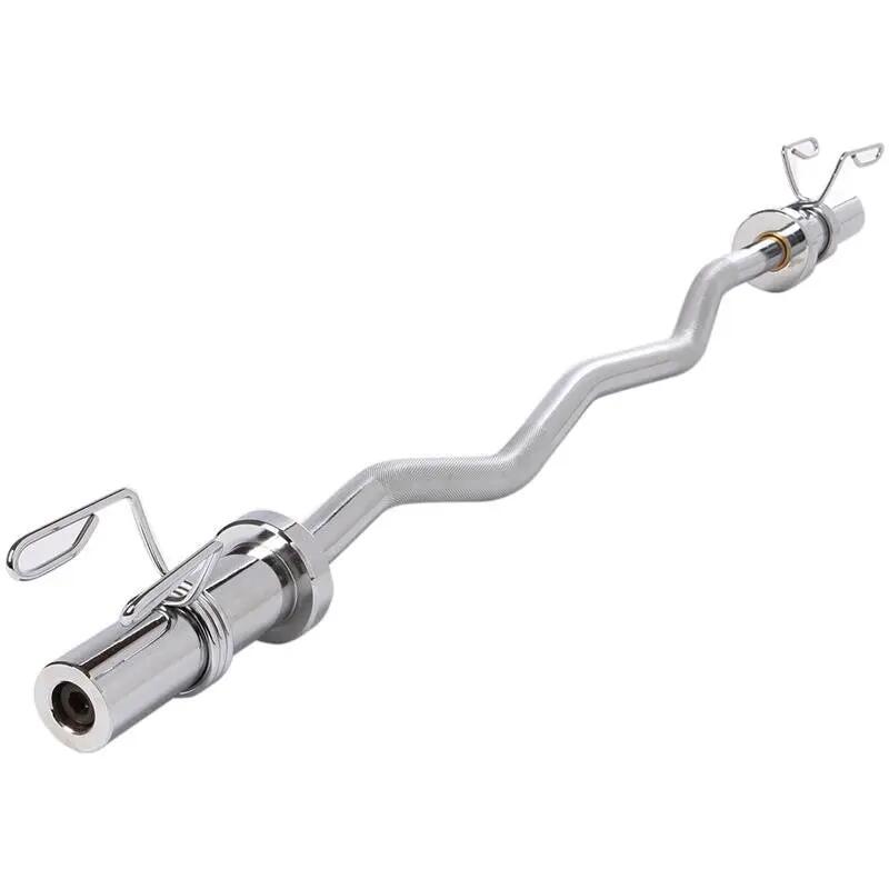 Bara pentru gantere 50 mm 120 cm pana la 110 kg otel cromat 2/6