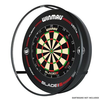 Winmau dartboard surround bundel plasma ice light & pro-line zwart