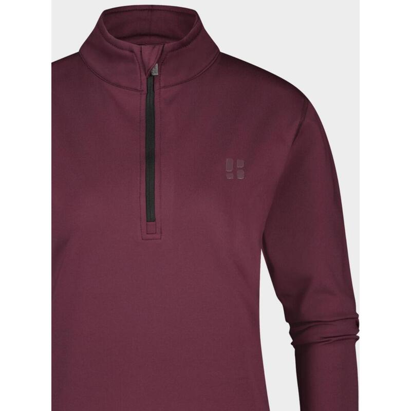 Pull de ski femme Arctic Bordeaux