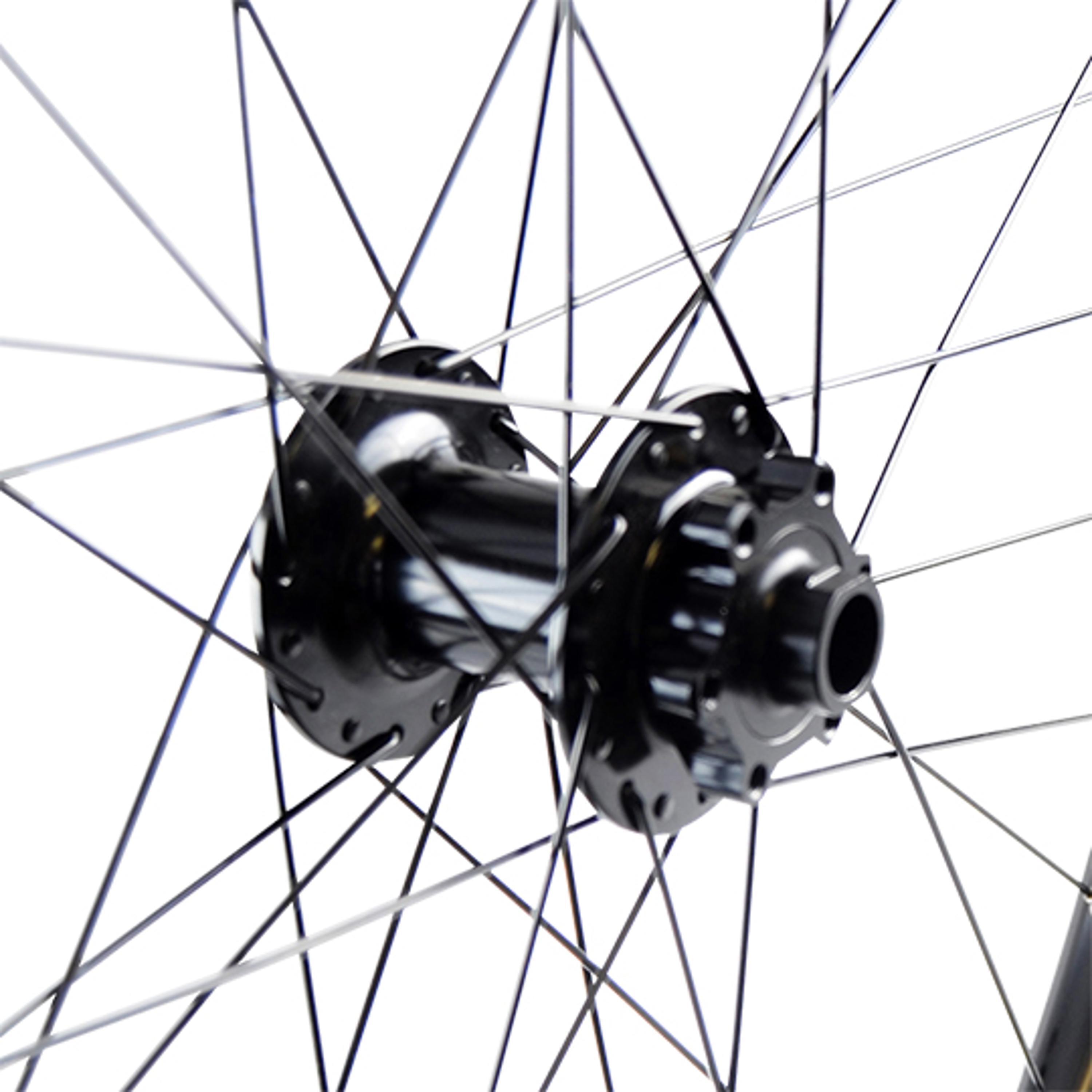 Vorderrad Fahrrad Felge Nabe Scheibe 6 Löcher Velox Klixx Tubeless ready 2/2