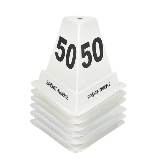 Wurfdistanz-Kästen Diskus-, Hammer- und Speerwurf Ziffern 25, 30, 35, 40, 45
