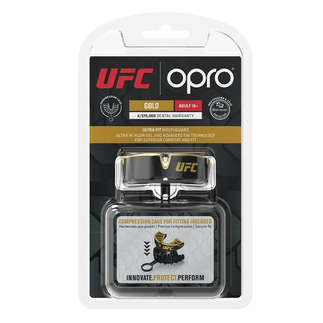 Ochraniacz Na Zęby Opro UFC Gold GEN2 Czarny/Złoty