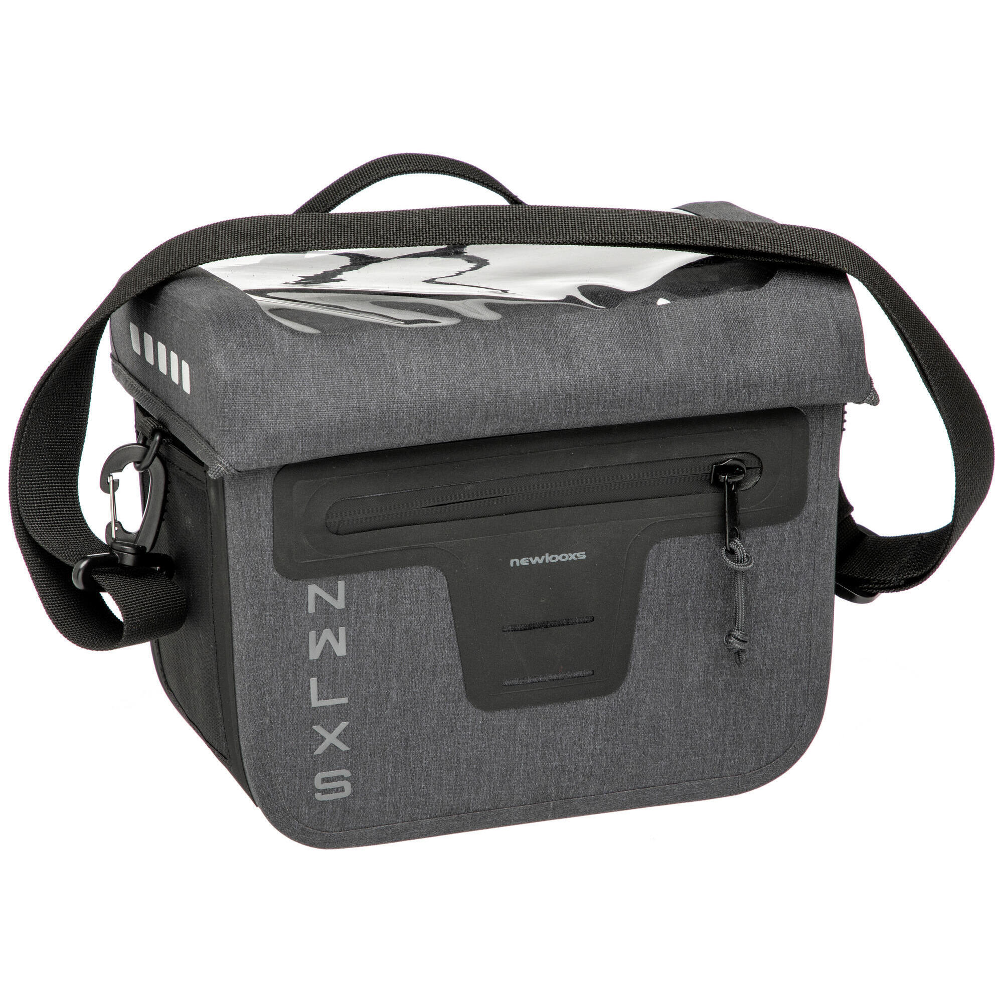 New Looxs - Vélo - Sacoche De Guidon Varo, Grise - Sacoche De Guidon - Gris - Decathlon