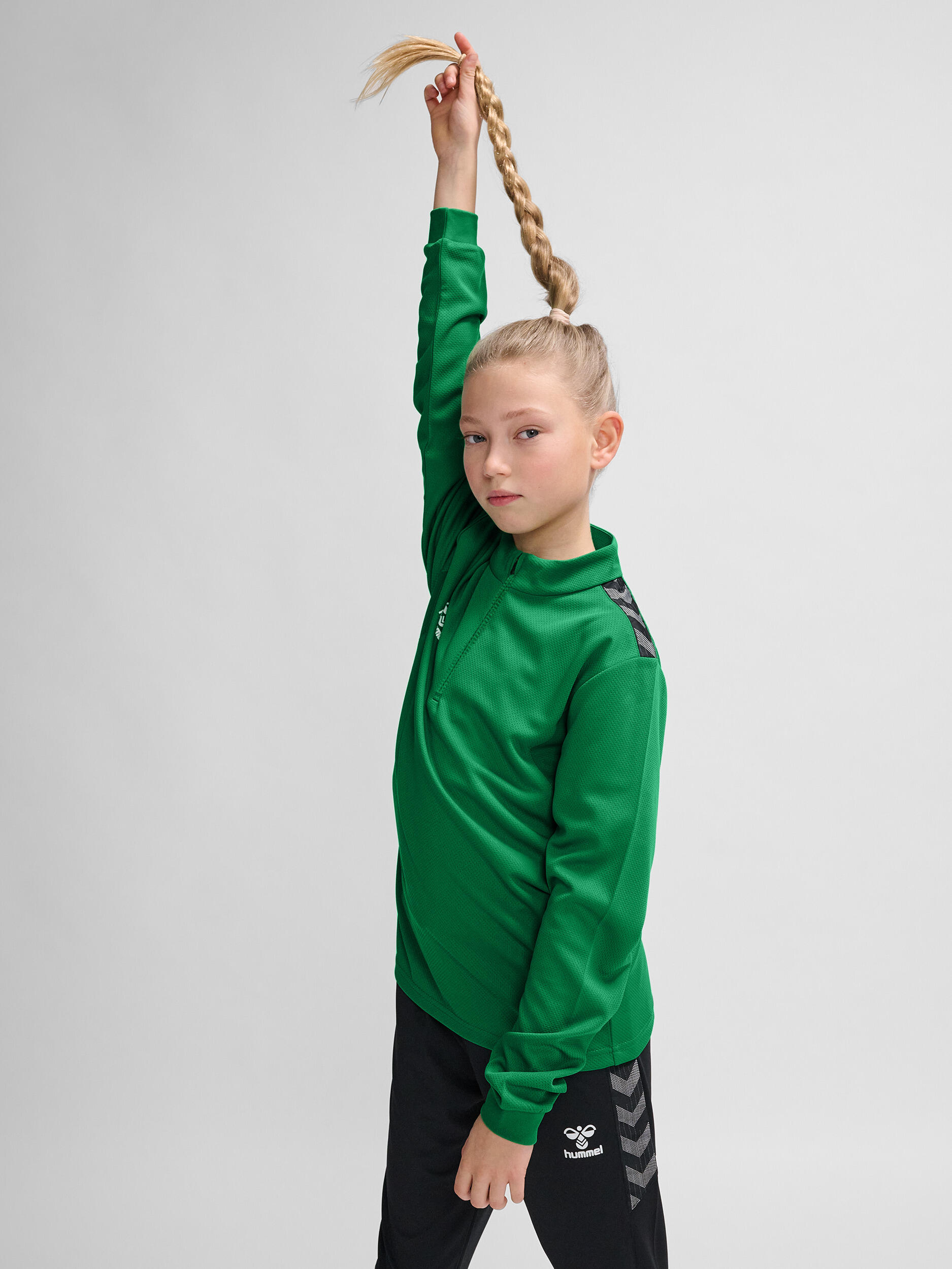Demie-Fermeture Éclair Zip Sweat-Shirt Hmlauthentic Enfant 3/7