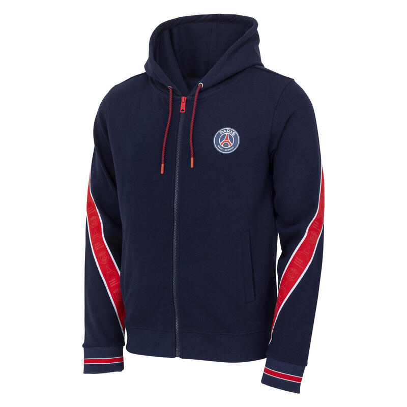 Sweat capuche zippé PSG - Collection officielle PARIS SAINT GERMAIN