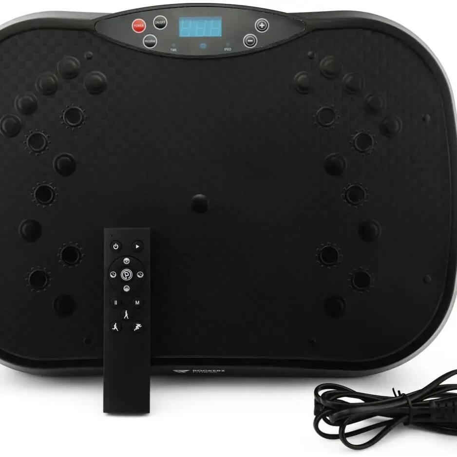 Fitness vibration plate - Powerplate - 3 programs - 120 speed levels - Black