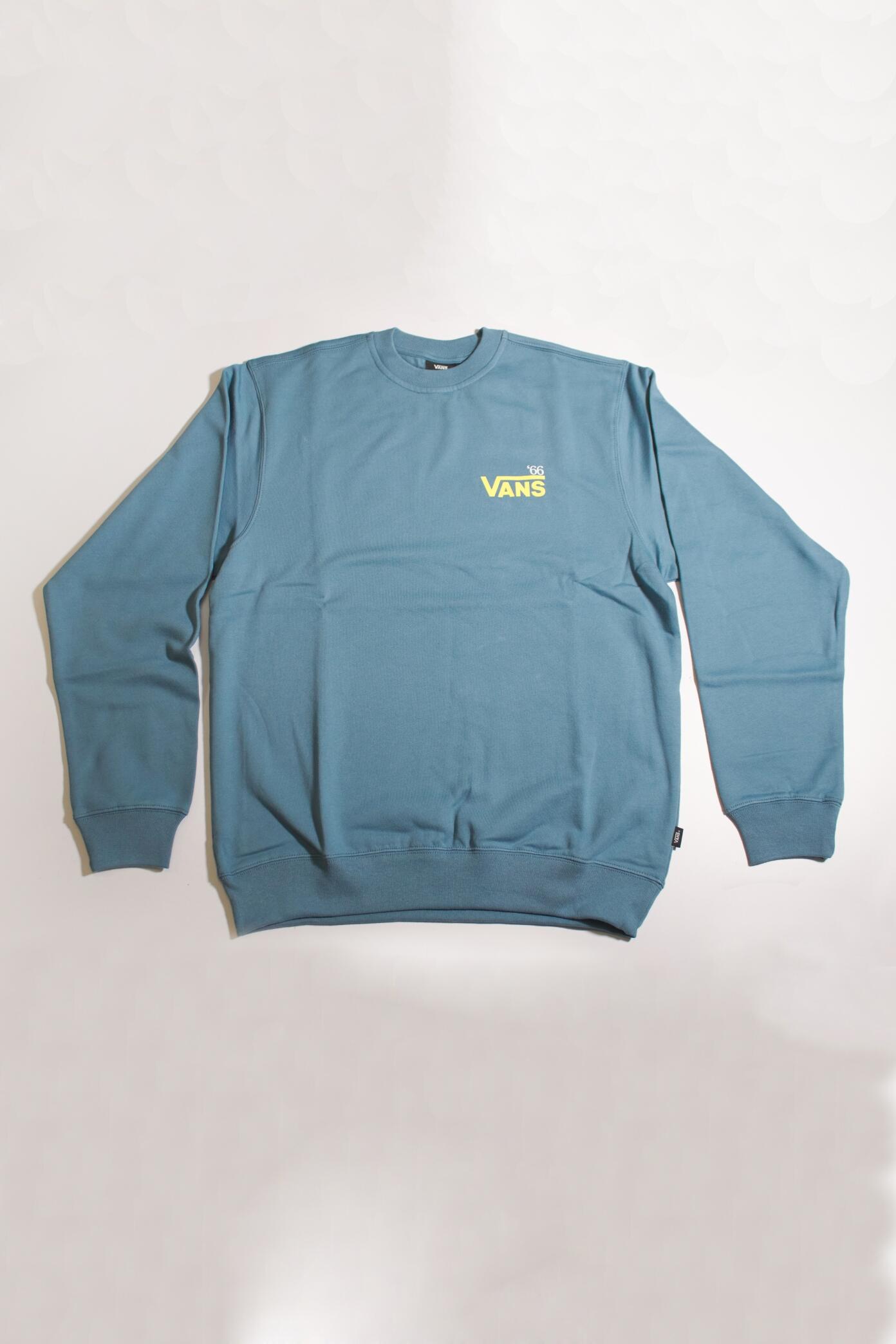 Sweat-shirt Vans Modèle Posted Loose Crew Couleur Bleu 4/5