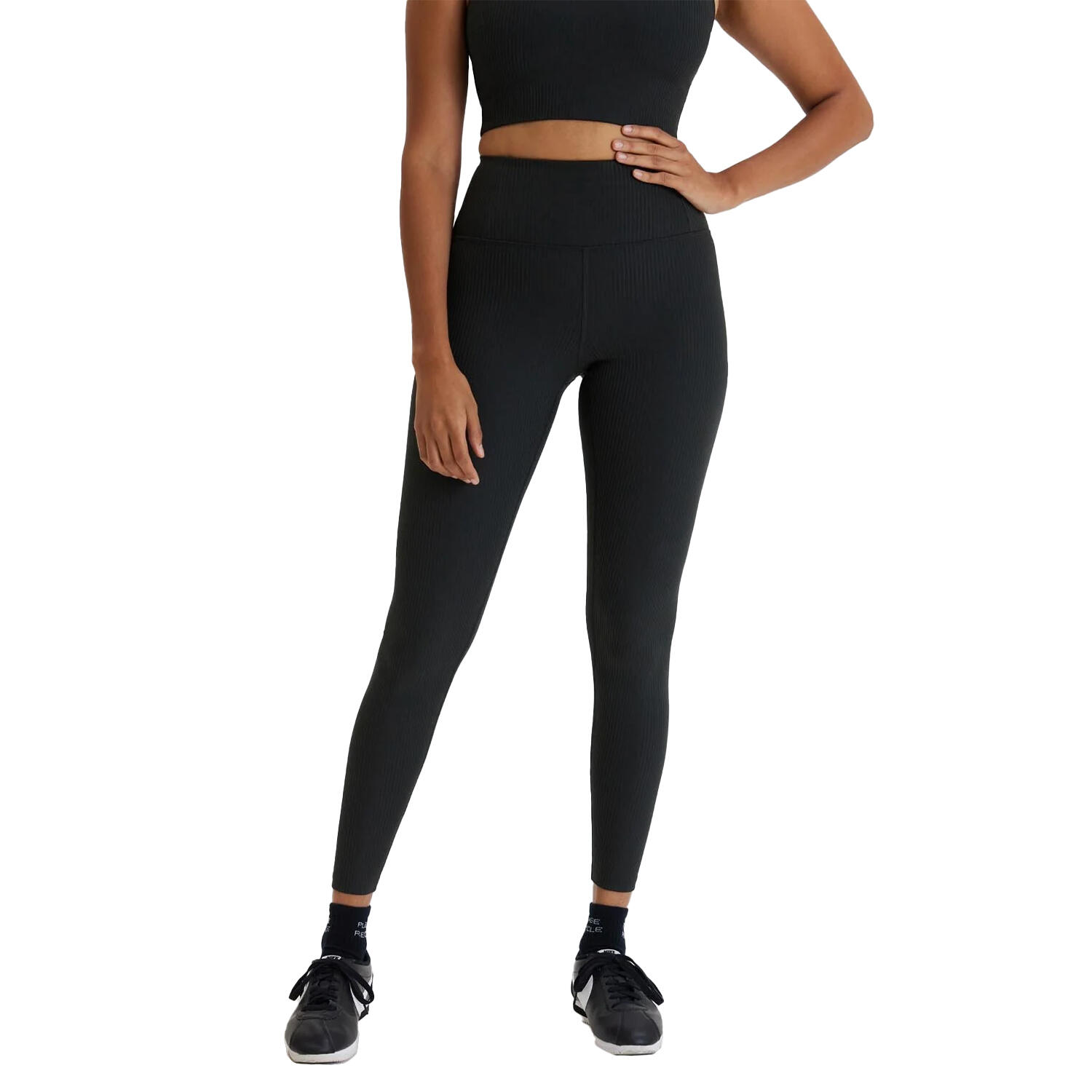 Girlfriend Collective Womens/Ladies Ribbed High Rise Long Leggings