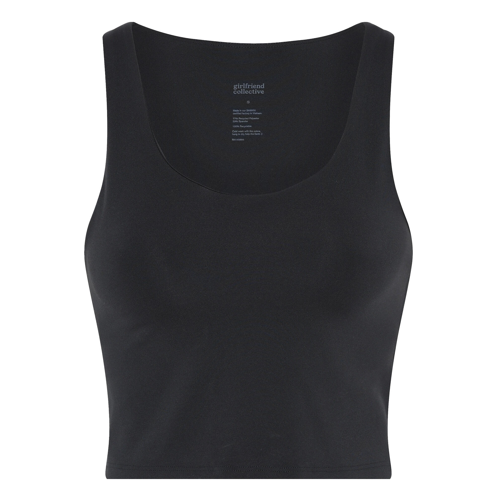 Girlfriend Collective Womens/Ladies Luxe Scoop Neck Tank Top