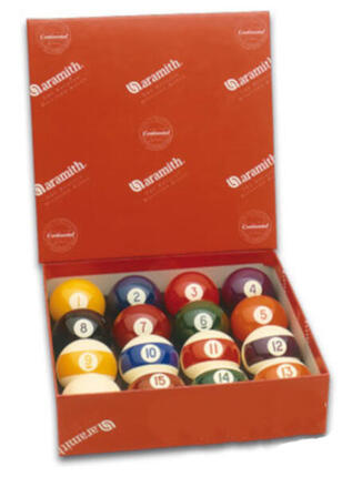 Aramith Pool Billard-Kugelsatz / Bälle Conti 35mm klein