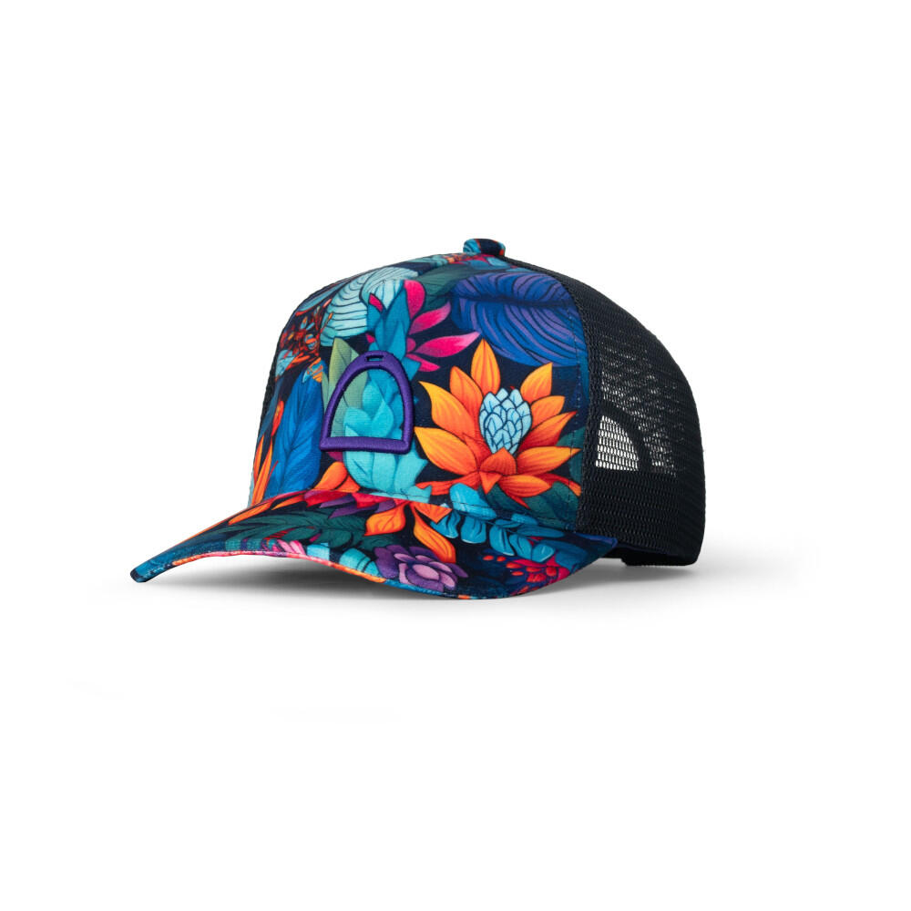 Galop Wear - Casquette De Trucker D'Équitation Galop Wear Power Flower - Casquette - Multicolore - Kid Unique - Decathlon