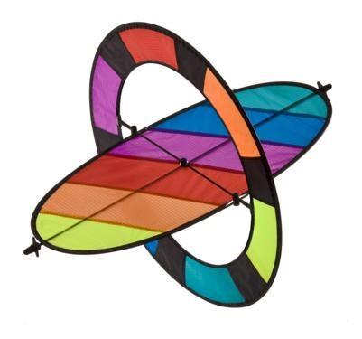 Einleiner Drachen Prism Flip Spectrum FLIS Regenbogen 48 x 48 cm