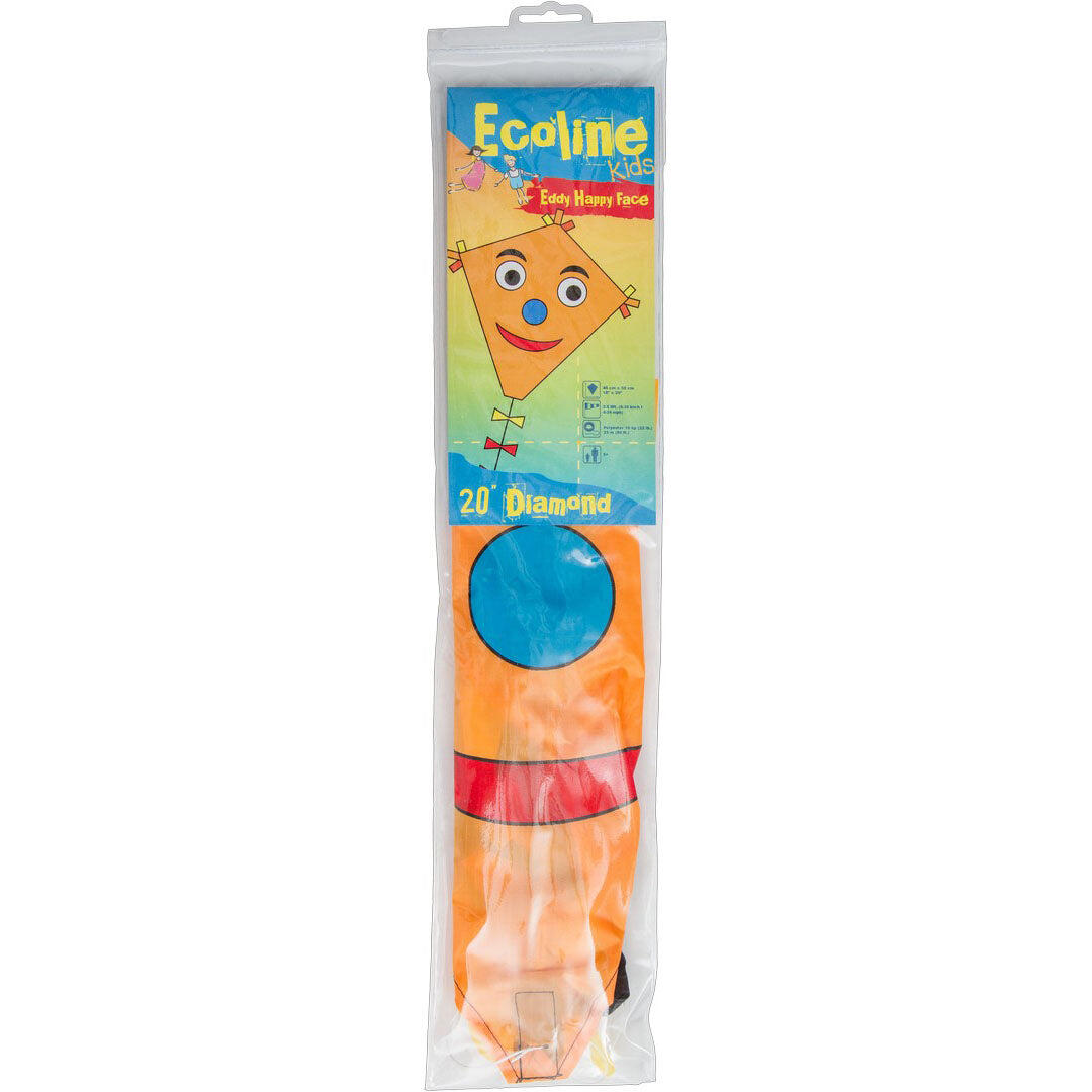 Papagaio para crianças HQ Eddy 50 Happy Face 102110 Laranja 45 x 50 cm 2/5