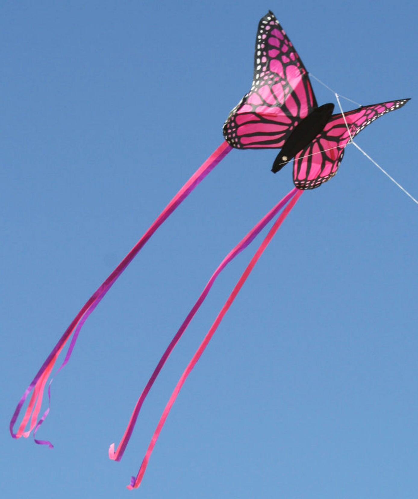Cerf-volant pour enfants Spiderkites Butterfly kite Pink 140012 Rose 90 x 66 cm 4/5
