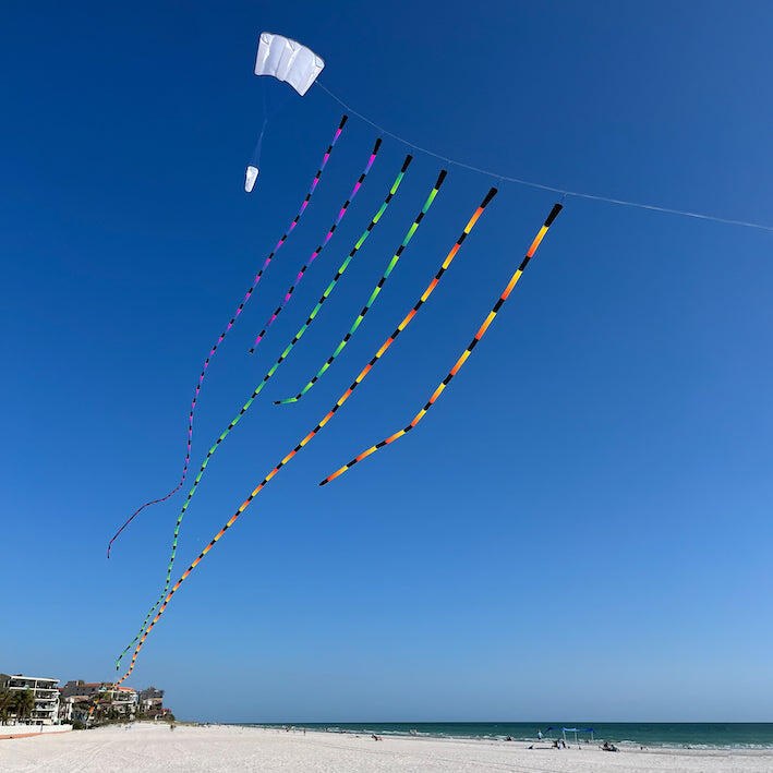 Vlieger Staart Prism Tube Tail 75 ft. Aurora AU75 Groen 22 m 4/4