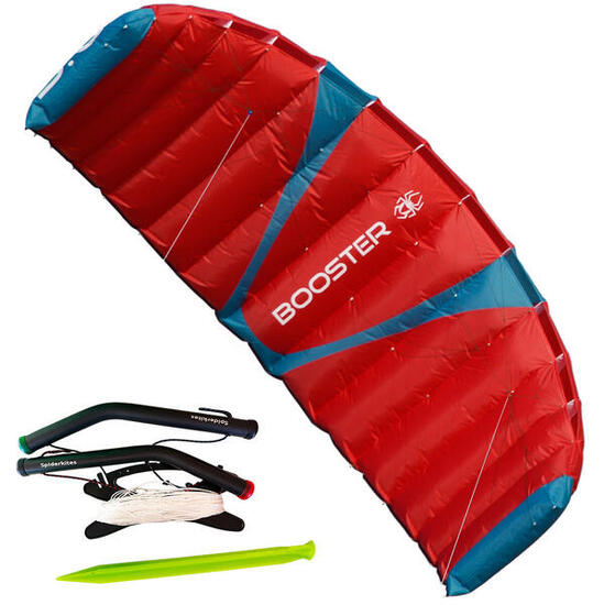 Voiles de traction Spiderkites Booster 3.0 010053-3.0 Rouge 337 x 105 cm