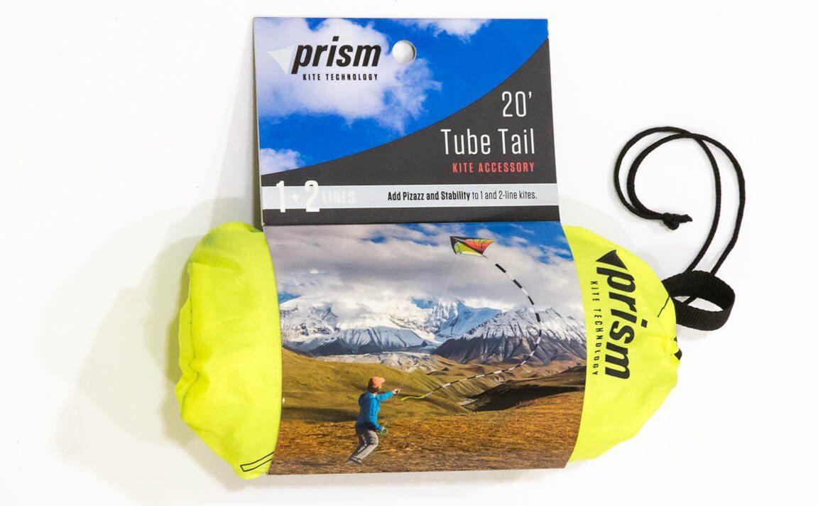 Kite Tail Prism Tube Tail 20 pés preto e branco TT20 Preto 6 m 2/6
