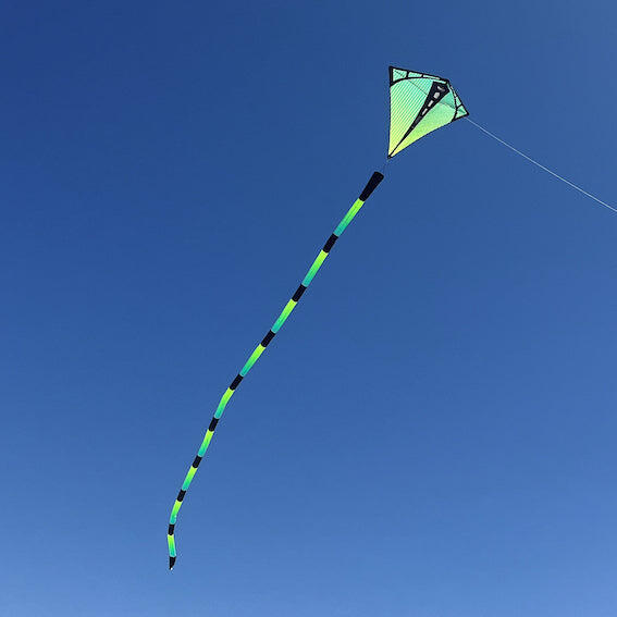Vlieger Staart Prism Tube Tail 20 ft. Aurora AU20 Groen 6 m 3/4