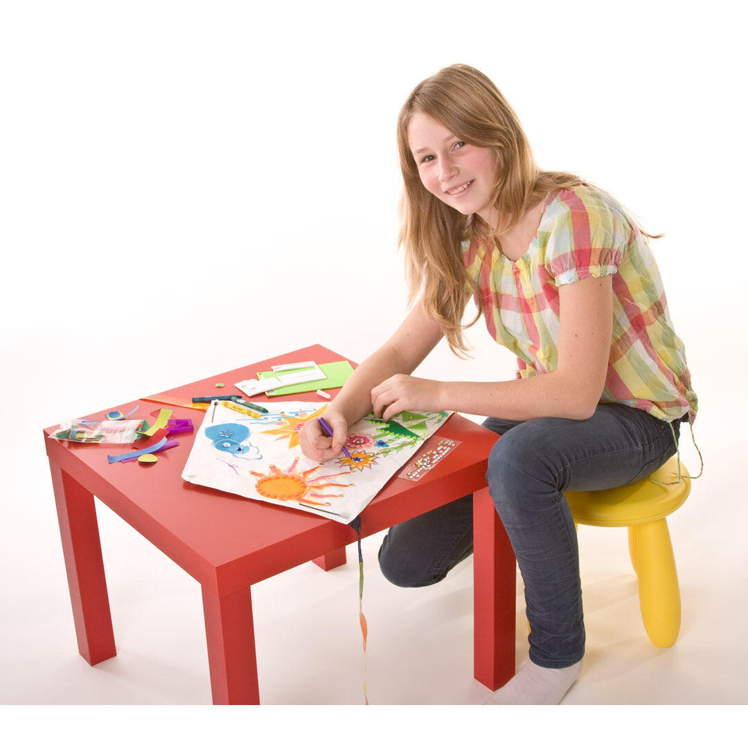 Aquilone per bambini HQ Kids Creation Eddy 100005 Bianco 49 x 49 cm 2/7