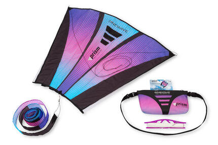 Einleiner Drachen Prism Sinewave Ultraviolet SINU Lila 83 x 68 cm