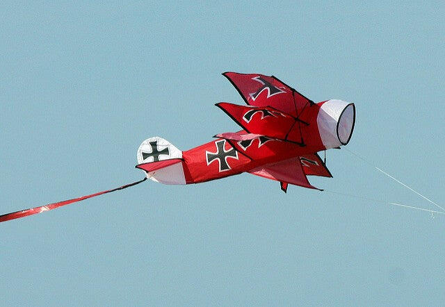 Aquilone per bambini X-Kites 3D Red Baron 2171203 Rosso 130 x 90 cm 4/4