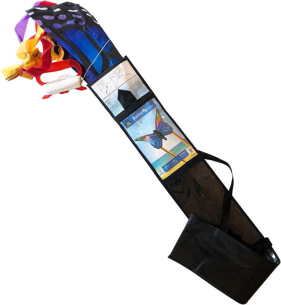 Kindervlieger Spiderkites Butterfly kite Rainbow 140011 Regenboog 90 x 66 cm 2/5