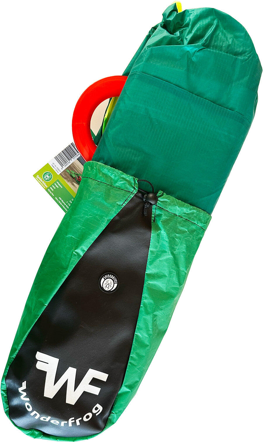 Cometa de una sola línea Spiderkites Wonderfrog 30037 Verde 135 x 210 cm 3/7