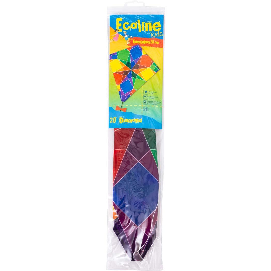 Papagaio para crianças HQ Eddy 50 Galaxy 102103 Rainbow 45 x 50 cm 2/5