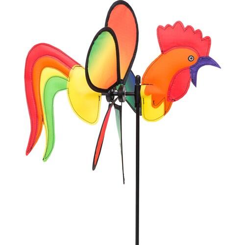 HQ Windcatcher HQ Spin Critter Rooster 100764 Rainbow 32 x 63 cm