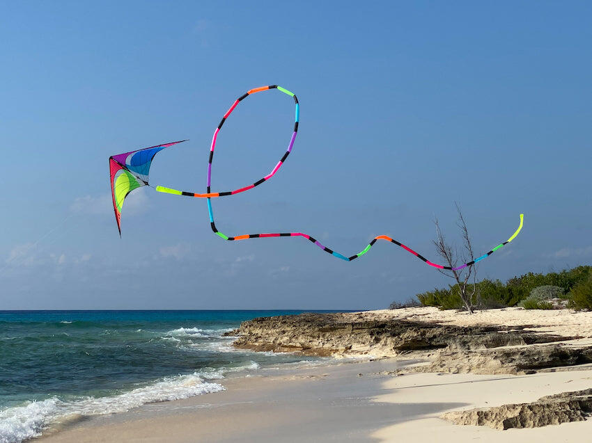 Vlieger Staart Prism Tube Tail 75 ft. Rainbow RB75 Regenboog 2200 cm 4/4