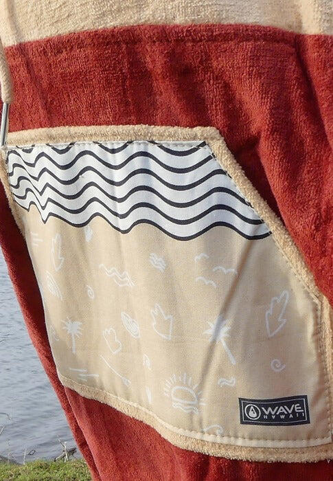 Poncho Wave Hawaii Cotton Velours Poncho Dunas XS WH4023 Multikleur 80 x 70 cm 4/7