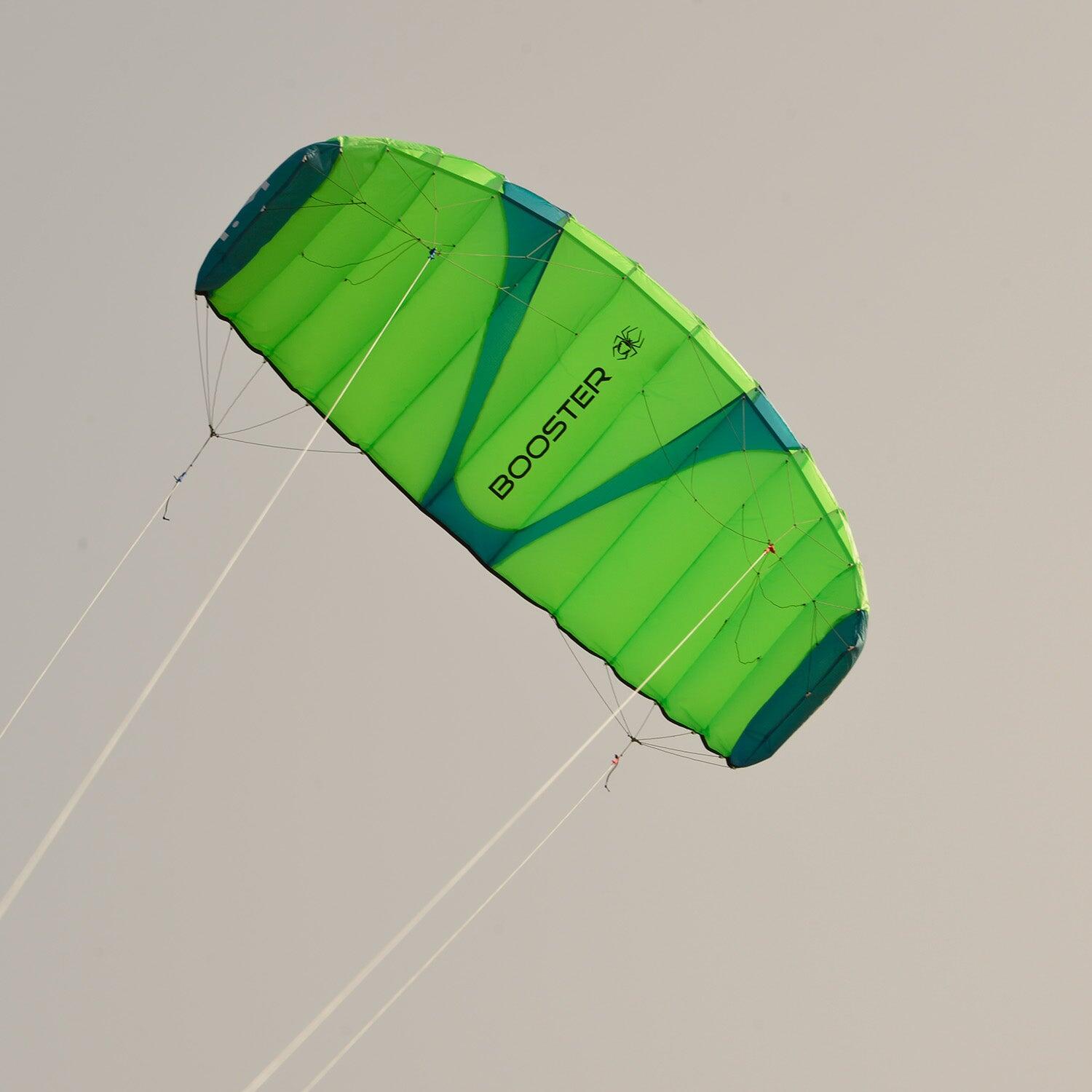 Aquilone Spinkites Booster 1.4 Power Kite 010053-1.4 Verde 218 x 76 cm 4/7