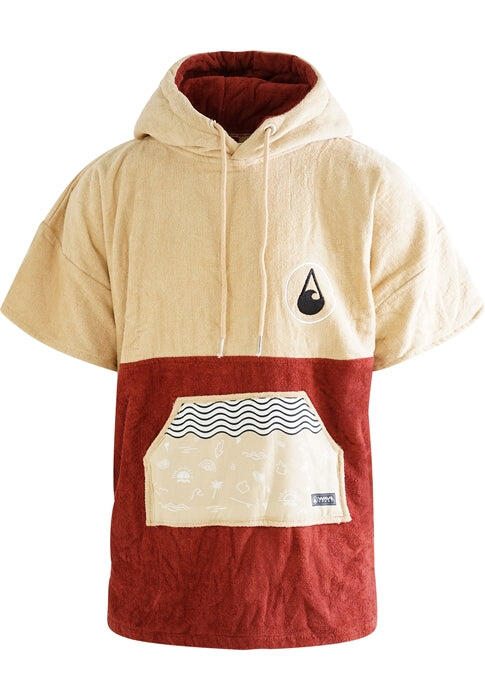 WAVE HAWAII Poncho Wave Hawaii Cotton Velours Poncho Dunas XS WH4023 Multikleur 80 x 70 cm