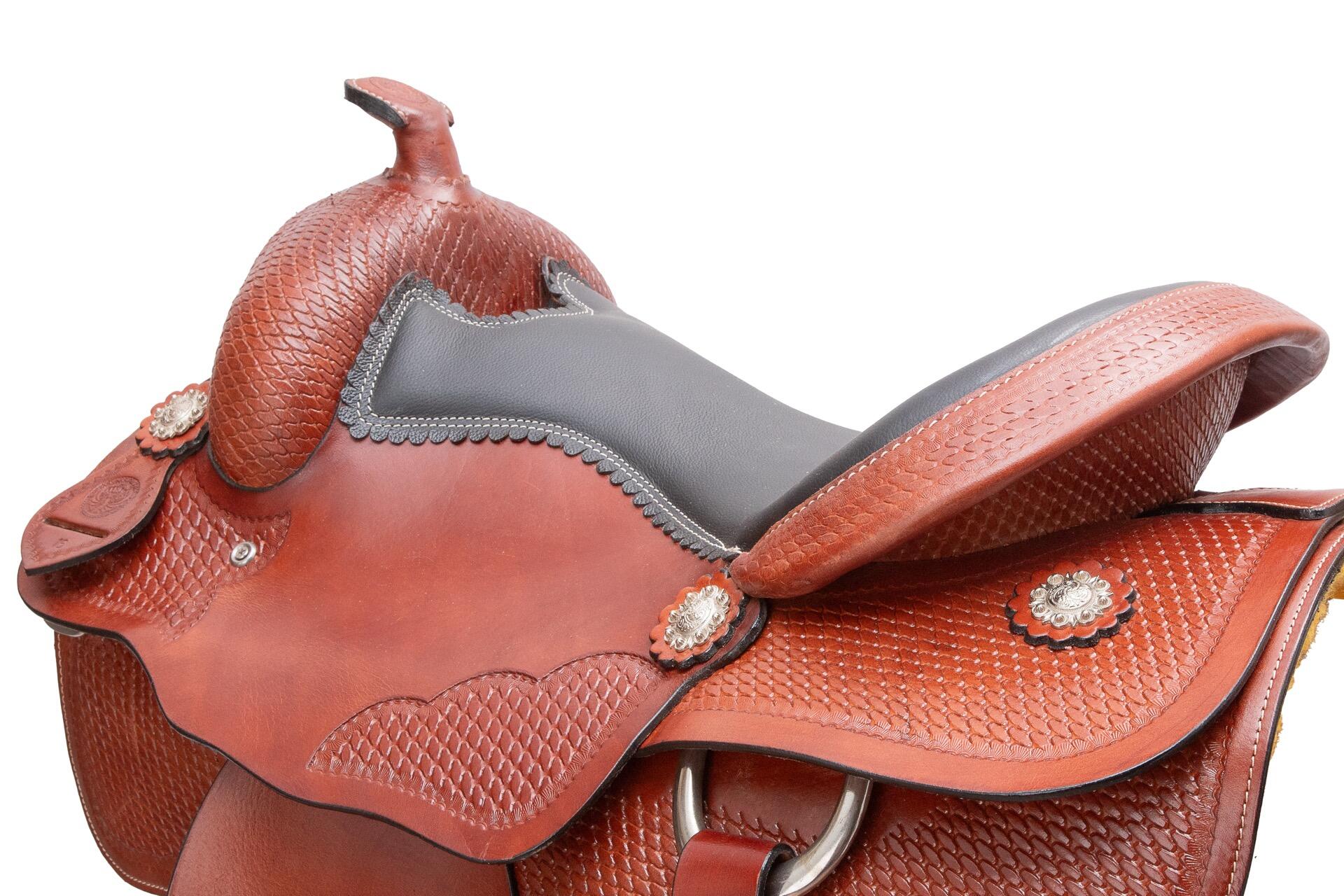 Sella Western professionale modello da Reining Fender Saddle USA 3069 4/7