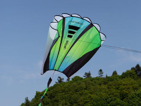 Papagaio de linha única Prism Sinewave Aurora SINA Verde 83 x 68 cm 5/7