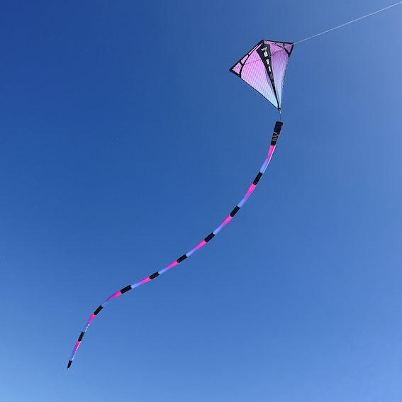 Vlieger Staart Prism Tube Tail 20 ft. Ultraviolet UV20 Paars 6 m 3/4