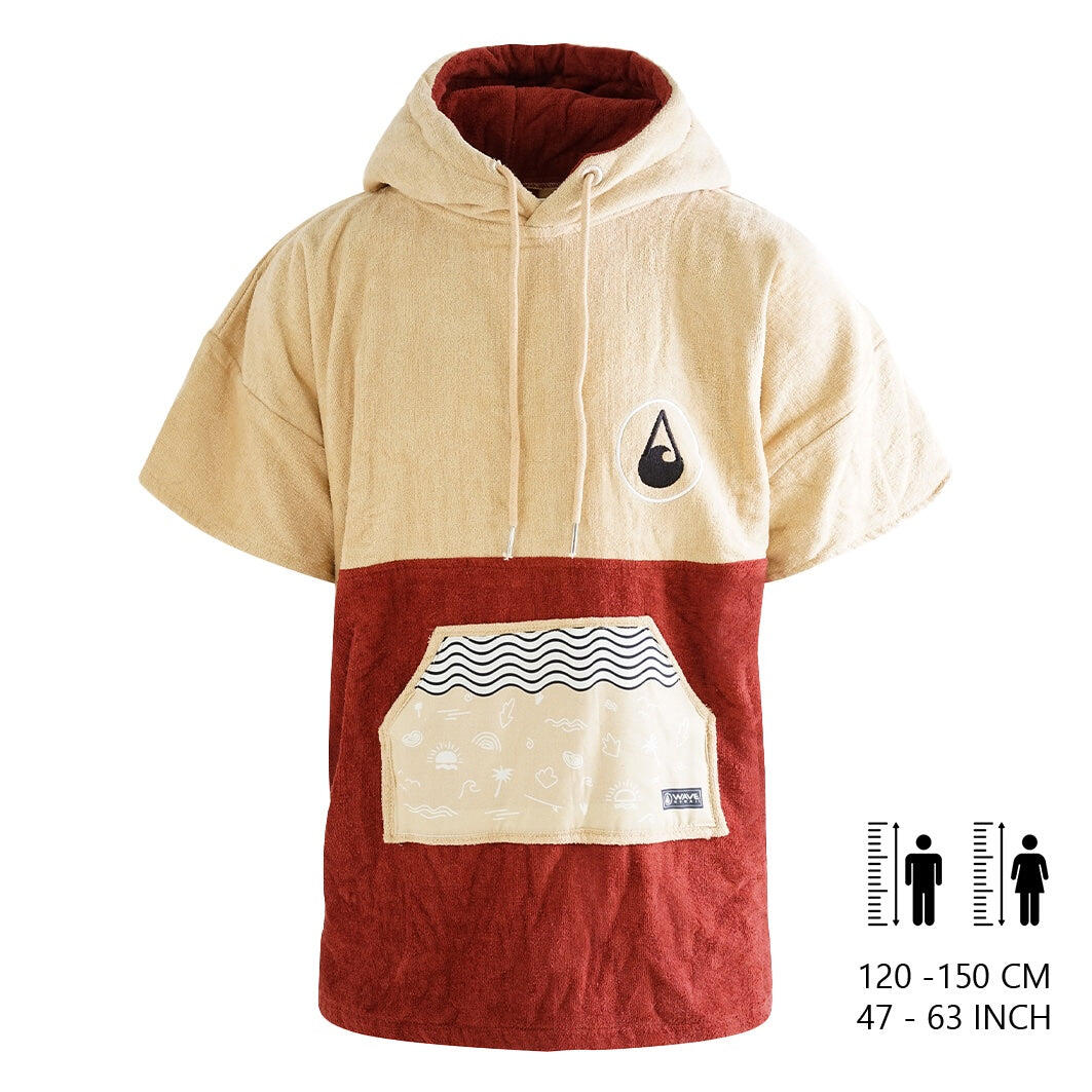 Poncho Wave Hawaii Cotton Velours Poncho Dunas XS WH4023 Multikleur 80 x 70 cm 2/7