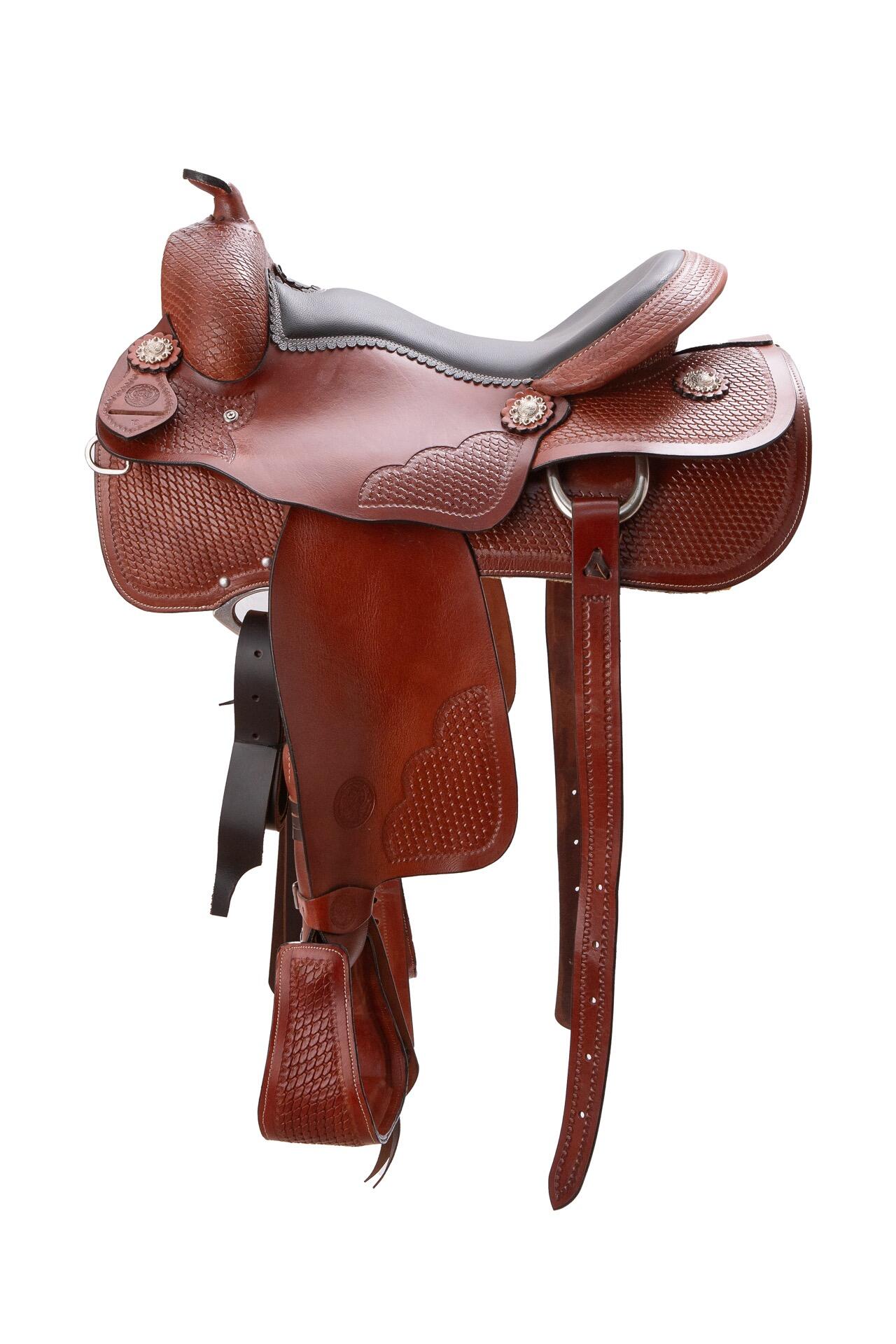 Sella Western professionale modello da Reining Fender Saddle USA 3069 2/7