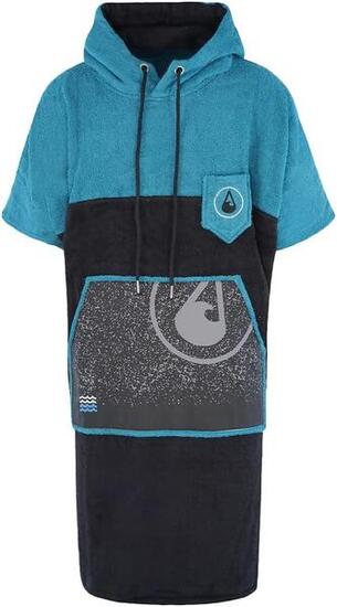 Poncho Wave Hawaii Cotton Velours Poncho Uno XL WH4088 Mehrfarbig 110 x 80 cm