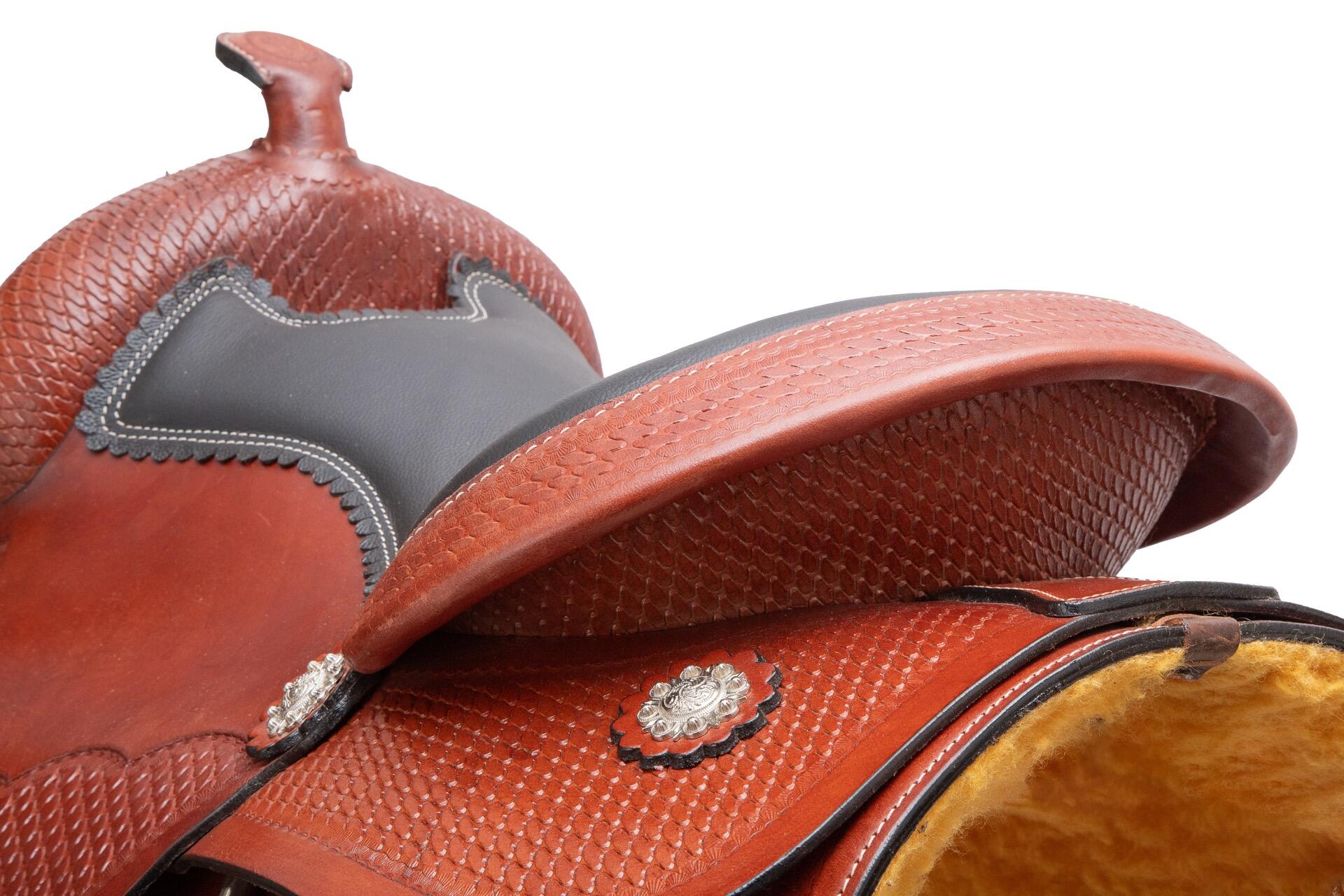Sella Western professionale modello da Reining Fender Saddle USA 3069 5/7