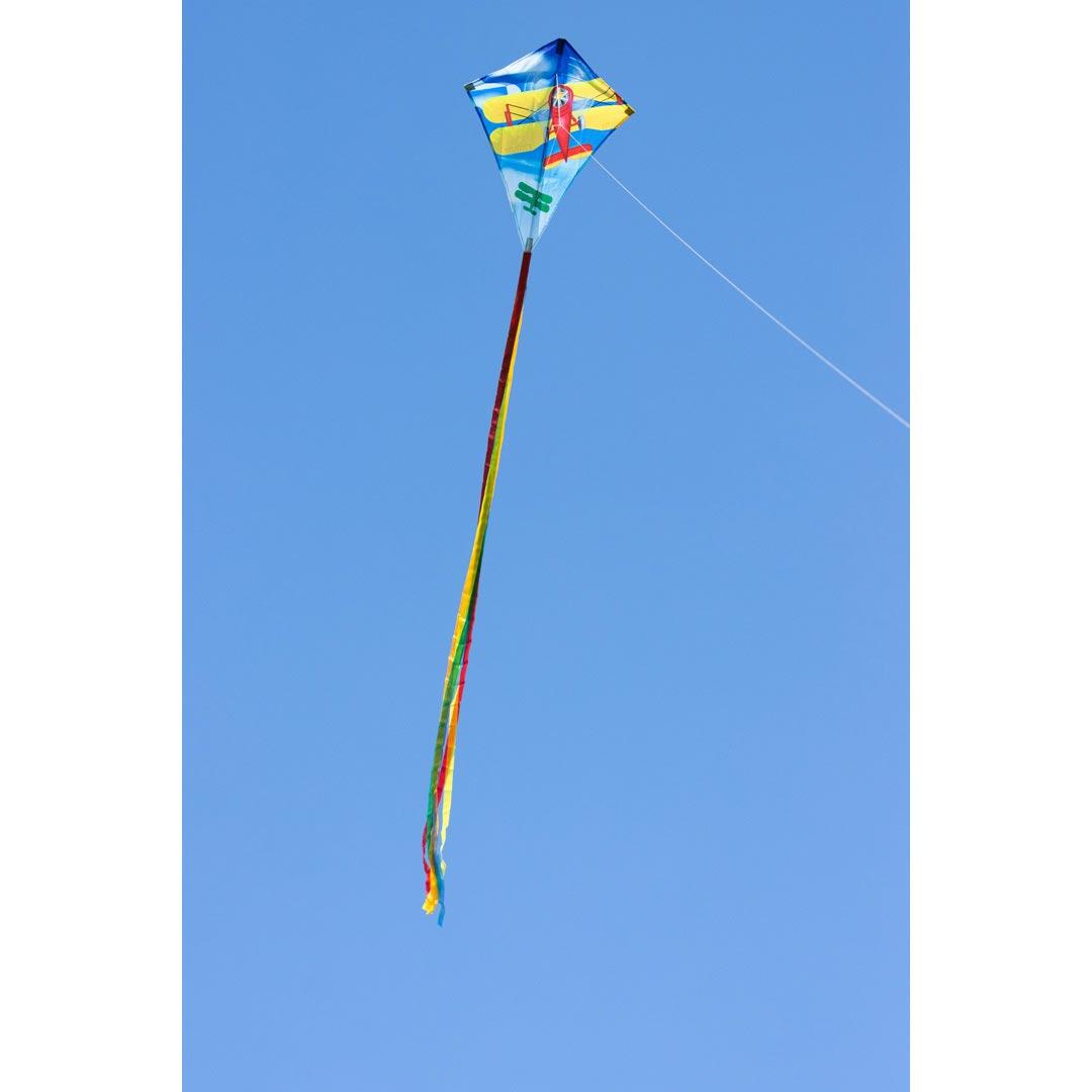 Papagaio para crianças HQ Eddy 70 Classic Biplane 102125 Azul 58 x 70 cm 5/6