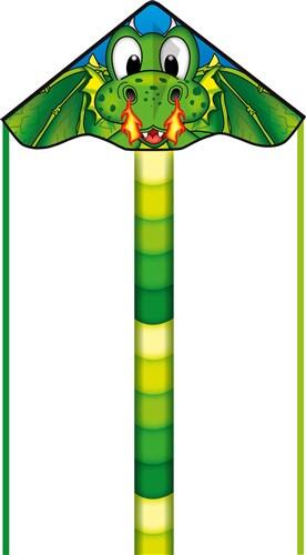 HQ Kindervlieger HQ Simple Flyer 85 Dragon 102138 Groen 85 x 42 cm + 150 cm staart