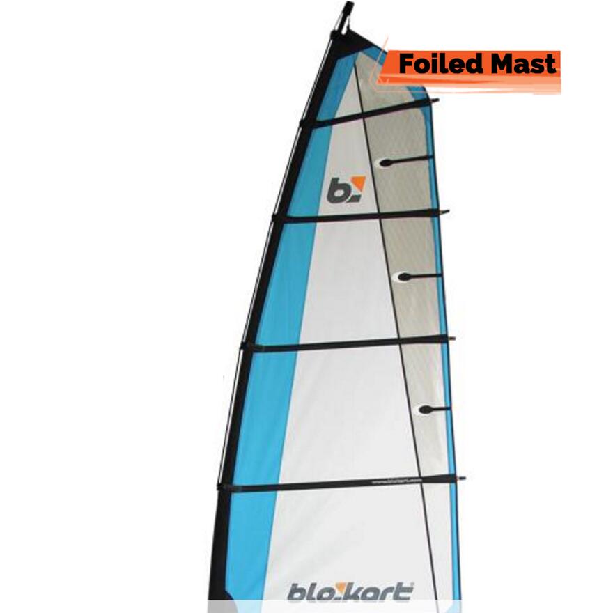 Juego de láminas protectoras para mástil Blokart XMP0106 negras 3/4