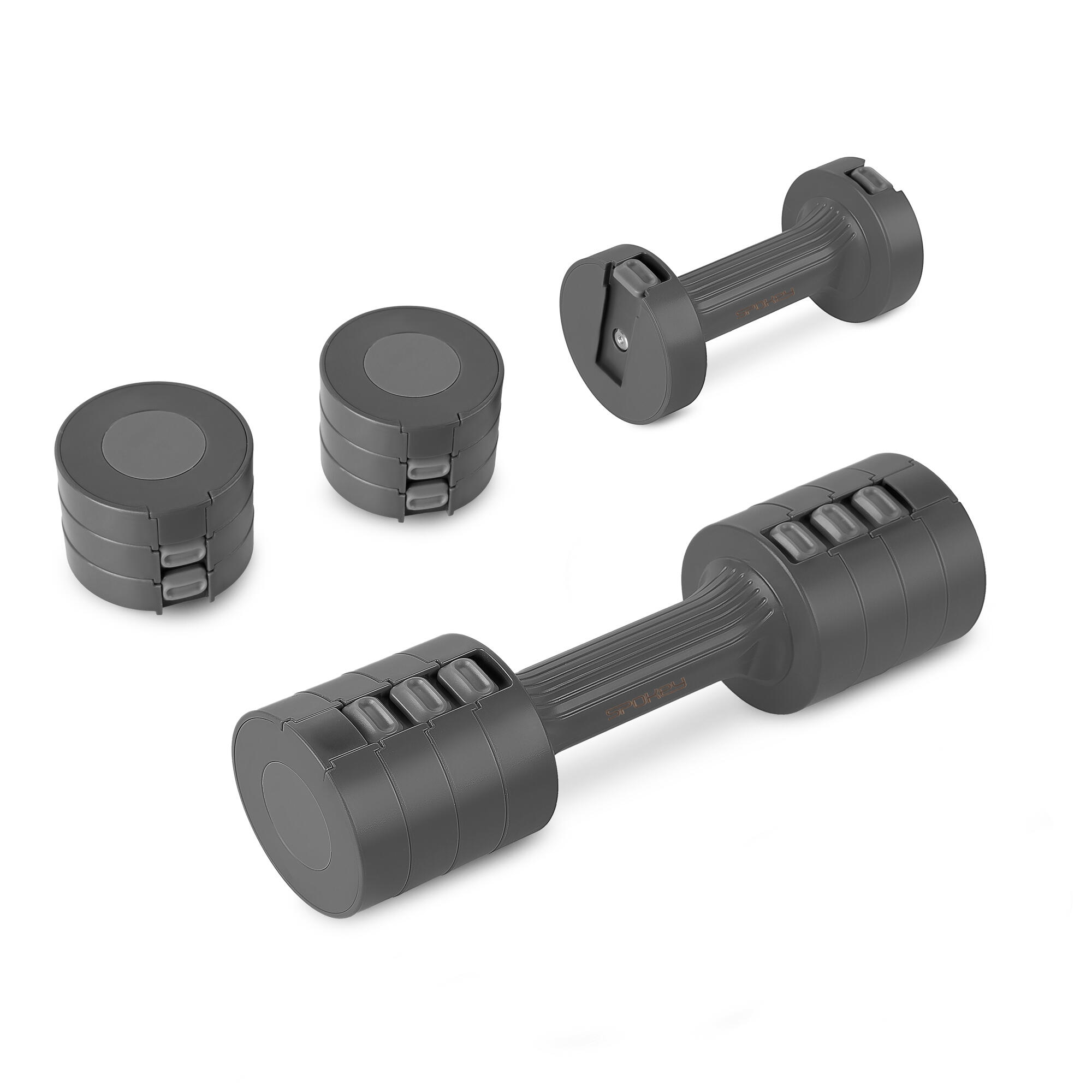 Hantle regulowane 2x 2,5 kg Spokey Multibell 7/7