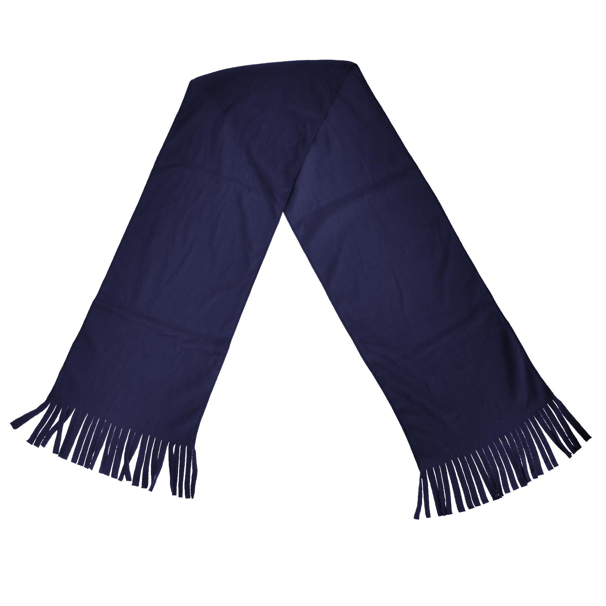 Echarpe Inverno Feminina Fleece Esporte (Azul Marinho) 2/3