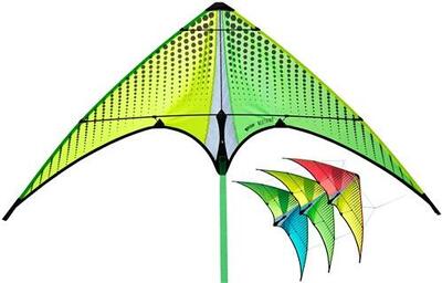 Stuntvlieger prism neutrino stacker citron skneuy geel 100 cm