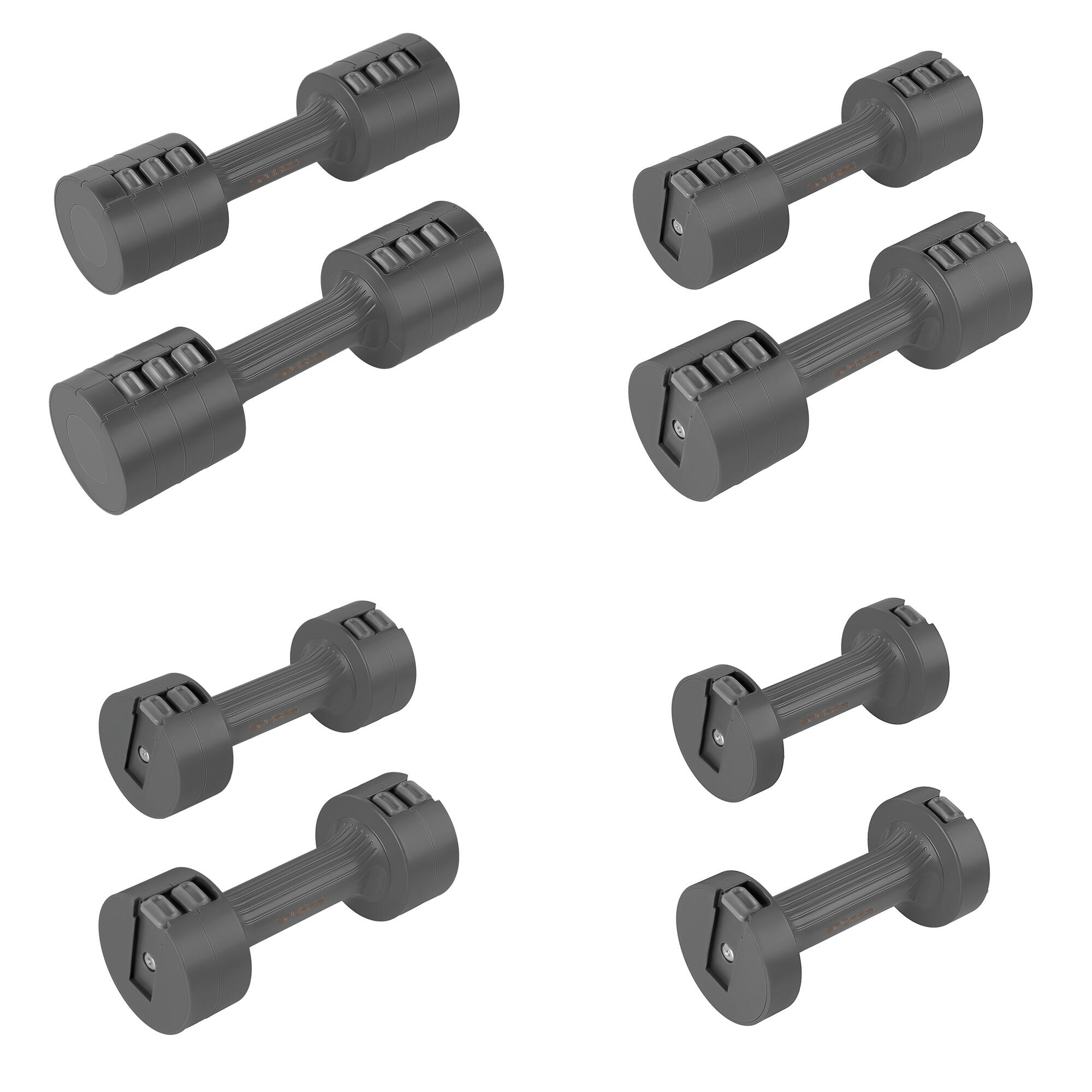 Hantle regulowane 2x 2,5 kg Spokey Multibell 5/7