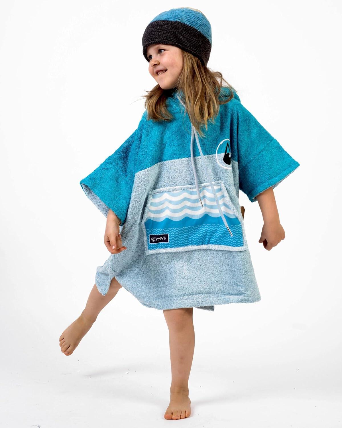 Poncho Wave Hawaii Bamboo Kids-Ponchini Mini XXS WH4007 Multicolore 60 x 55cm 3/7